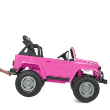 Двухместный детский электромобиль джип M 4968 EBLR-8 (24V) розовый, 4 мотора фото 54