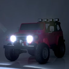 Двухместный детский электромобиль джип M 4968 EBLR-8 (24V) розовый, 4 мотора фото 63