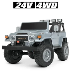 Двухместный детский электромобиль джип M 4968 EBLR-11 (24V) серый, 4 мотора фото 37