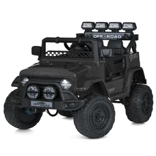 Детский электромобиль джип JJ 2122 EBLR-2 черный, мягкое сиденье фото 37