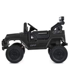 Детский электромобиль джип JJ 2122 EBLR-2 черный, мягкое сиденье фото 41