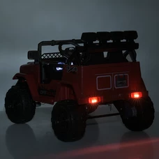 Детский электромобиль джип JJ 2122 EBLR-2 черный, мягкое сиденье фото 63