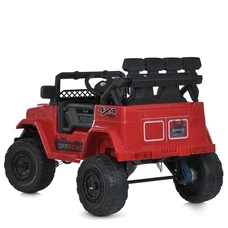 Детский электромобиль джип JJ 2122 EBLR-3 красный, мягкое сиденье фото 21