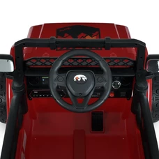 Детский электромобиль джип JJ 2122 EBLR-3 красный, мягкое сиденье фото 71