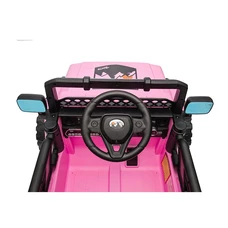 Детский электромобиль джип JJ 2122 EBLR-8 розовый, мягкое сиденье фото 92