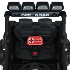 Детский электромобиль джип JJ 2122 EBLR-10 темно-зеленый, мягкое сиденье фото 16