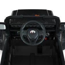 Детский электромобиль джип JJ 2122 EBLR-10 темно-зеленый, мягкое сиденье фото 71