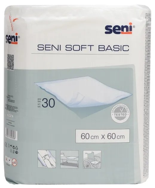 Одноразовые пеленки Seni Soft Basic 60х60 см 30 шт (5900516692308)