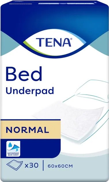 Одноразовые пеленки впитывающие Tena Bed Normal 60x60 30 шт (7322540525427)
