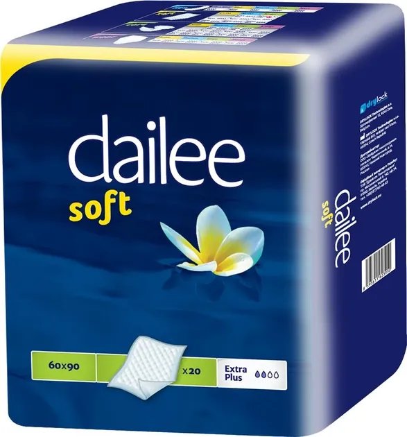 Пеленки одноразовые Dailee Soft 90х60 см 20 шт (8595611623950)