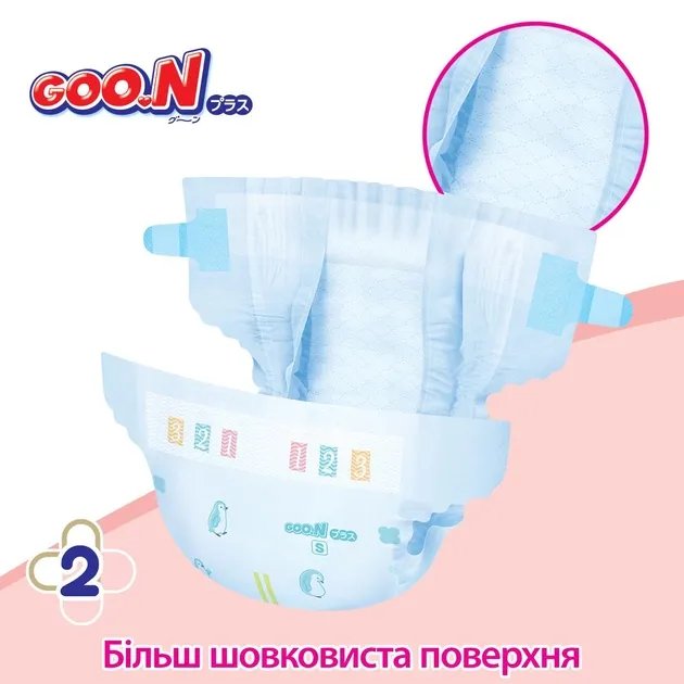 Подгузники GOO.N Plus для детей 9-14 кг размер L 54 шт (843336)