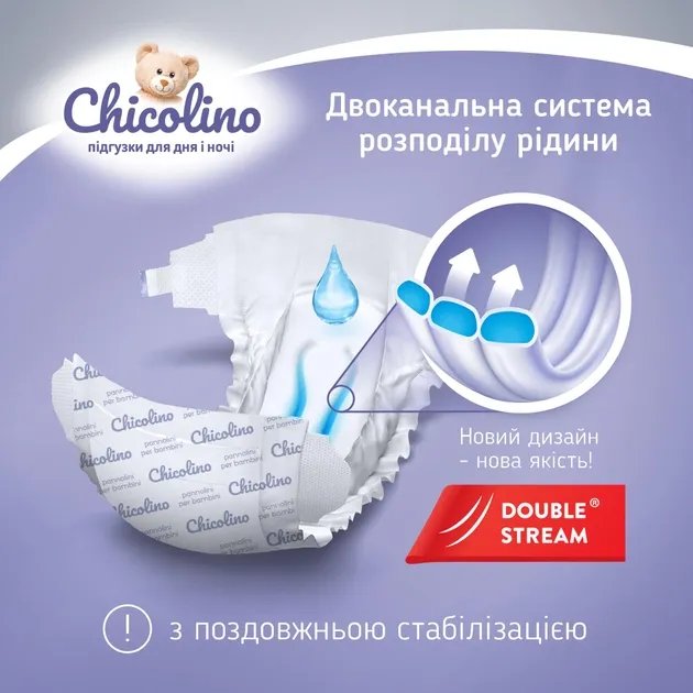 Подгузники детские Chicolino Medium 5 11-25 кг унисекс 32 шт (4823098410829)