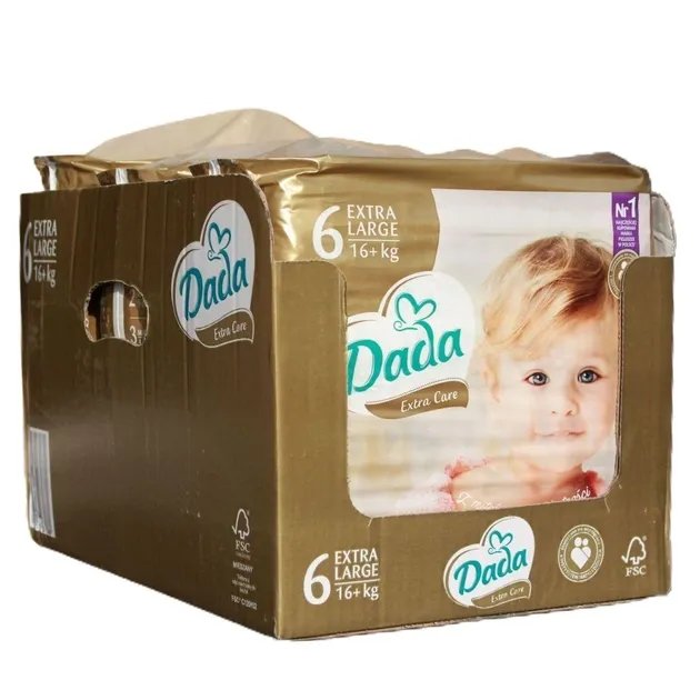 Підгузки Dada Extra Care 6 EXTRA LARGE 78 шт / 16+ кг (3 пачки в заводському ящику)