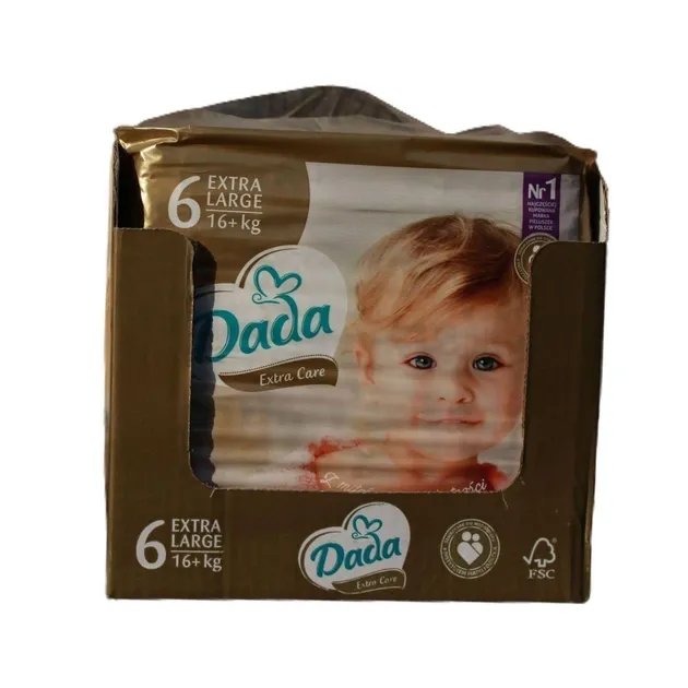 Підгузки Dada Extra Care 6 EXTRA LARGE 78 шт / 16+ кг (3 пачки в заводському ящику)