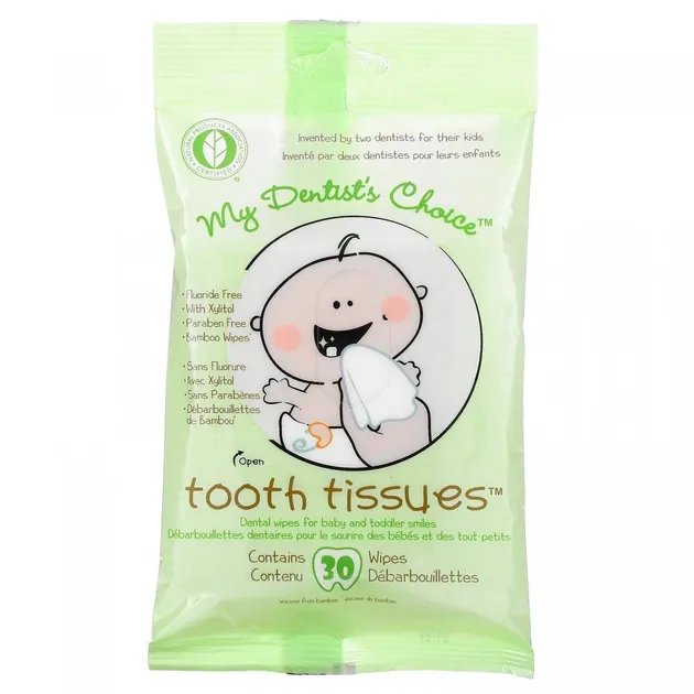 Детские стоматологические салфетки Tooth Tissues 30 шт