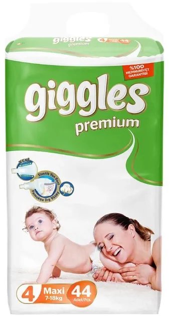 Подгузники детские Giggles Premium Maxi 7-18 кг 44 шт (8680131201600)