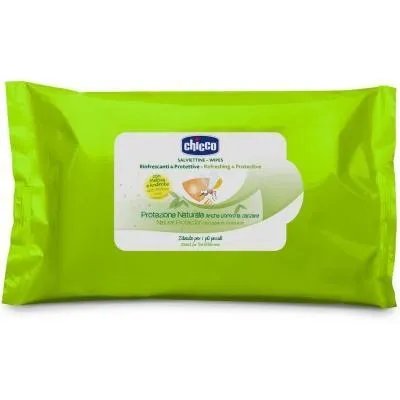 Детские влажные салфетки Chicco Anti-Mosquito 20 шт (09569.00)