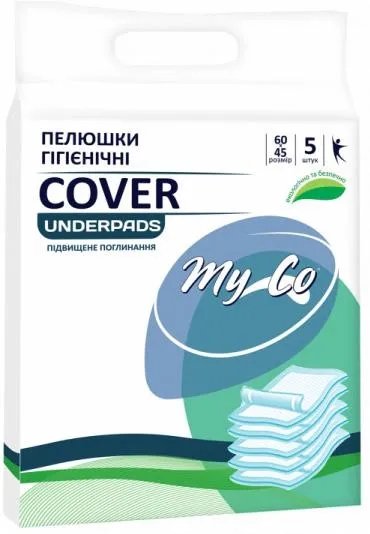 Пеленки гигиенические MyCo Cover 60х45 см 5 шт (4820176662187)