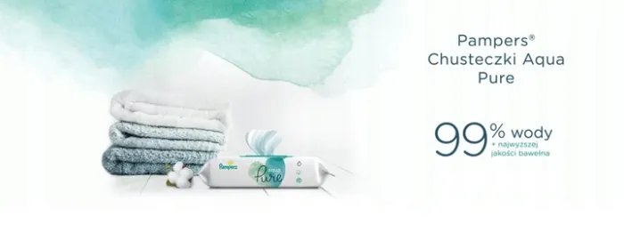 Влажные салфетки Pampers Aqua Pure с клапаном 12упx48 = 576шт