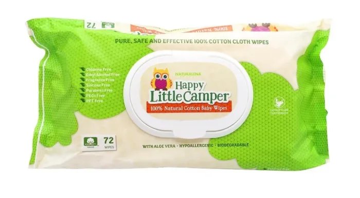 Влажные салфетки Happy Little Camper 72 шт