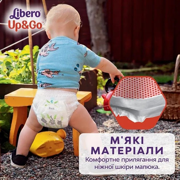 Подгузники-трусики Libero Up&Go 5-9 кг Размер 3 46 шт (7322541742076)