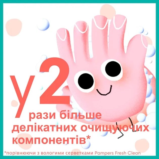 Детские Влажные Салфетки Pampers Kids Hygiene On-the-go 15х40 шт. (8006540222140)