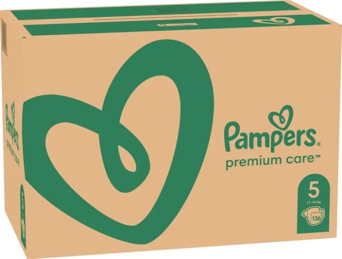 Подгузники Pampers Premium Care Размер 5 (11-16 кг) 136 шт (8001090959690)