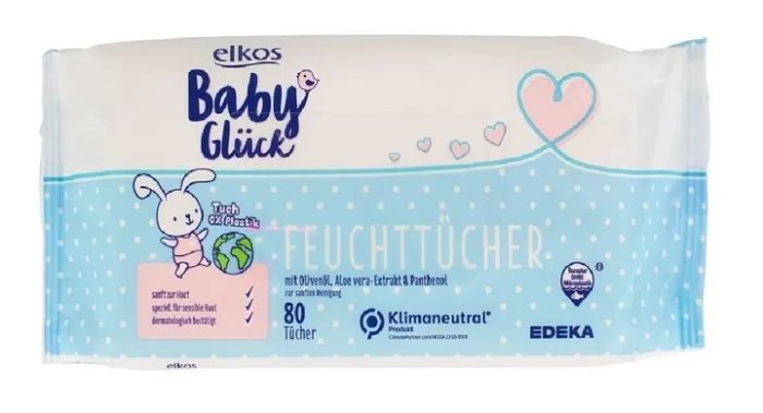 Детские влажные салфетки Elkos Baby 80 шт