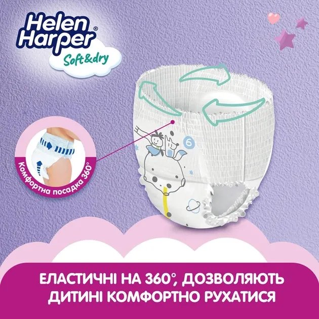 Подгузники-трусики Helen Harper Soft & Dry XL 15+ кг 36 шт (5411416061229)