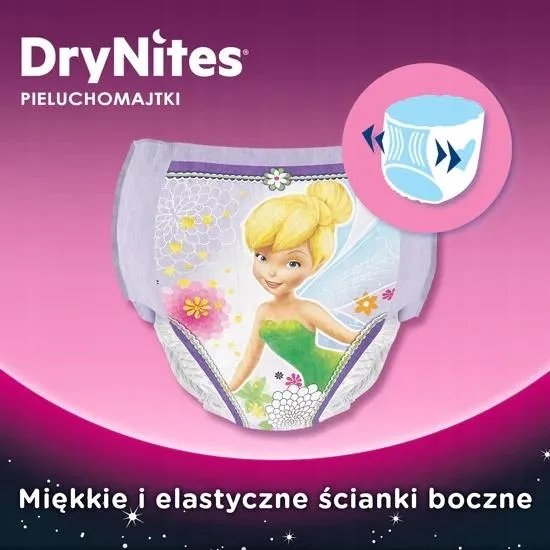 Подгузники-трусики Huggies DryNites для девочек 4-7 лет 10 шт. (5029053527581)