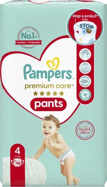 Подгузники-трусики Pampers Premium Care Pants Maxi 9-15 кг 58 шт (8001090759993)