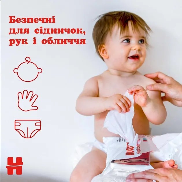 Упаковка влажных салфеток Huggies Simply Clean 72 шт х 10 пачек (5029054238646)