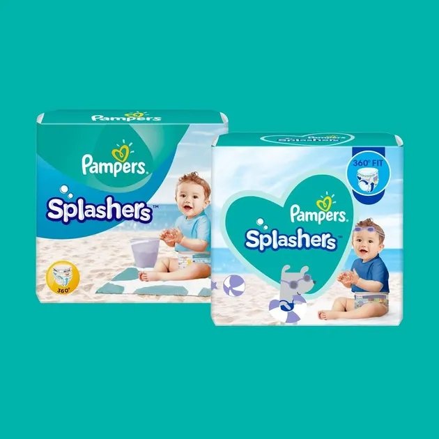 Трусики для плавания Pampers Splashers Размер 5-6 (14+ кг) 10 шт (8001090728951)