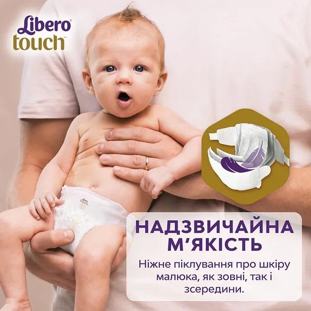 Подгузники Libero Touch 3-6 кг Размер 2 96 шт (7322542287521)