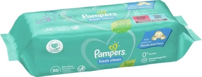 Влажные салфетки Pampers Fresh Clean 80 шт (8001841077598)