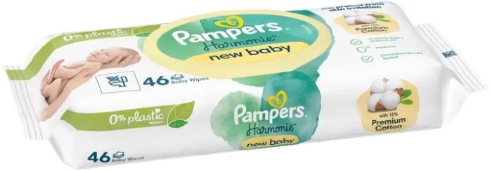 Влажные салфетки Pampers Harmonie New Baby Wipes 46 шт (8006540815885)