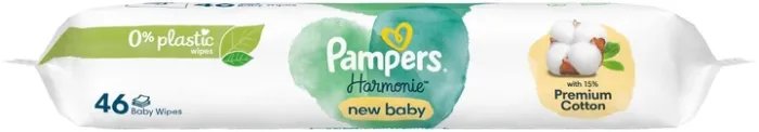 Влажные салфетки Pampers Harmonie New Baby Wipes 46 шт (8006540815885)