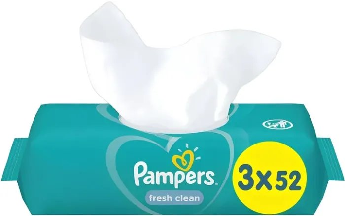 Влажные салфетки Pampers Fresh Clean 3x52 шт (8001841077864)