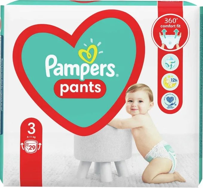 Подгузники-трусики Pampers Pants 3 Midi 6-11 кг 29 шт (8006540067710)