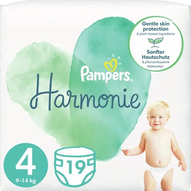 Подгузники Pampers Pure Harmonie 4 Maxi 9-14 кг 19 шт (8006540156278)