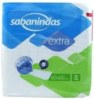 Одноразовые пеленки Sabanindas Extra Protect 60x60cm 20 шт (8410520039114)
