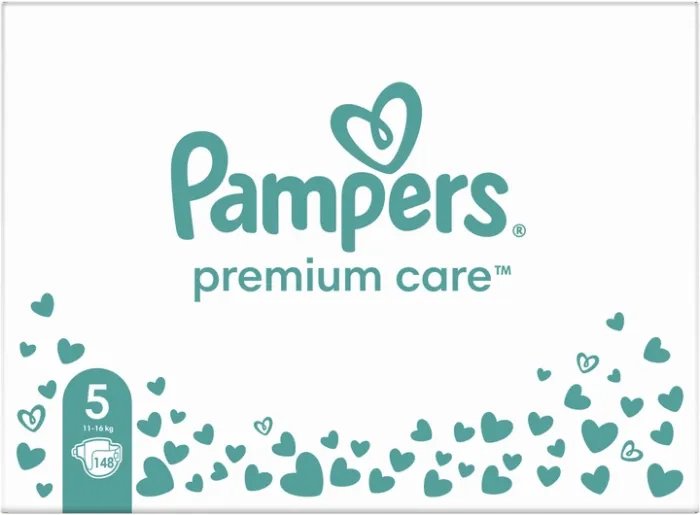 Подгузники Pampers Premium Care Размер 5 (11-16 кг) 148 шт (8006540855973)