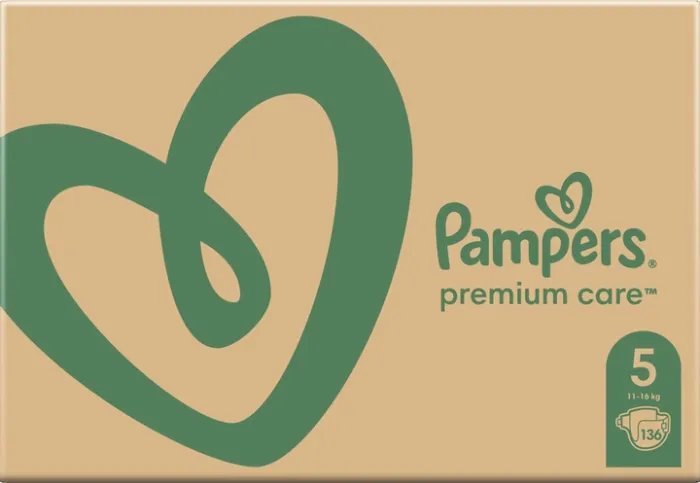 Подгузники Pampers Premium Care Размер 5 (11-16 кг) 136 шт (8001090959690)