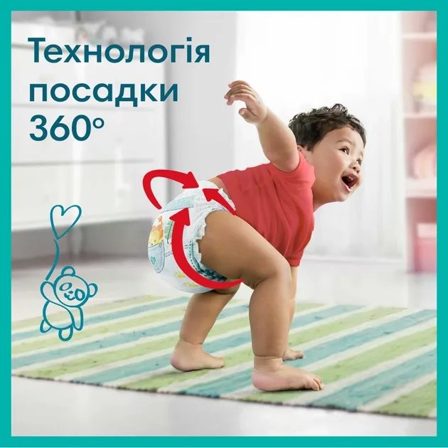 Подгузники-трусики Pampers Pants Размер 6 (14-19 кг) 132 шт (8001090808080_8006540068632)