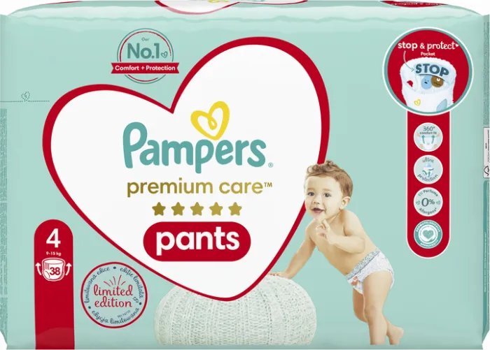 Подгузники-трусики Pampers Premium Care Pants Maxi 9-15 кг 38 шт (8001090759832)