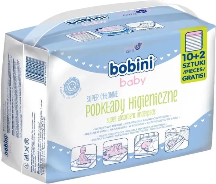 Пеленки гигиенические Bobini Baby Super 12 шт (5900931020021)